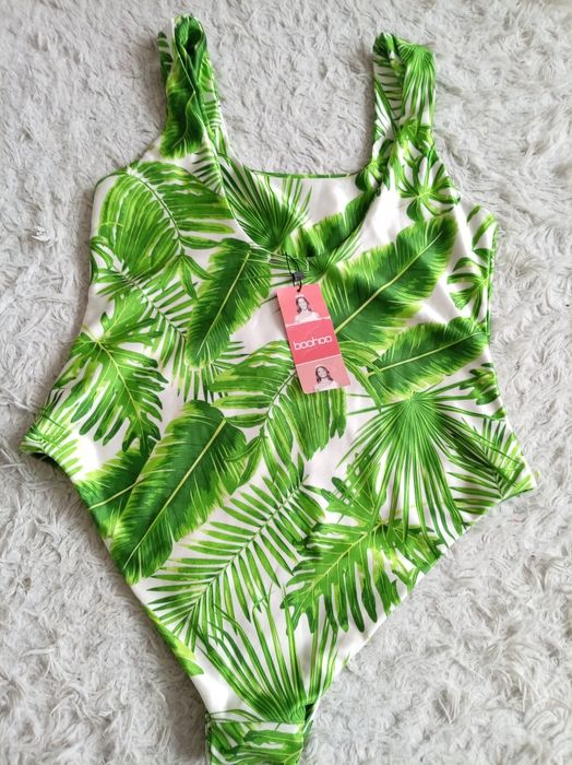 Boohoo strój kąpielowy liście monsteryML