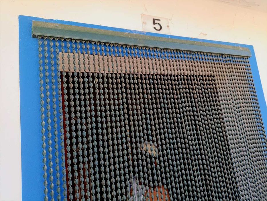 Cortina plástica fitas para porta mosquiteira 2mt