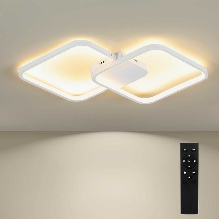 BAYHT Oświetlenie sufitowe LED ściemnialne, 28 W