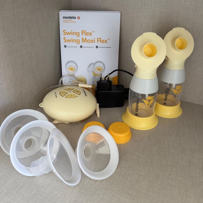 Kit Amamentação com Bomba, acessórios, cremes, discos protetores, etc