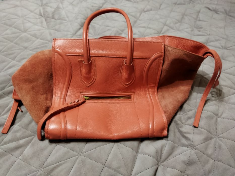 Шкіряна сумка Celine Luggage, зроблена в Італії