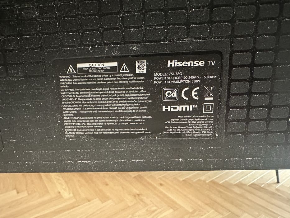 Telewizor Hisense 75” - 75U78Q