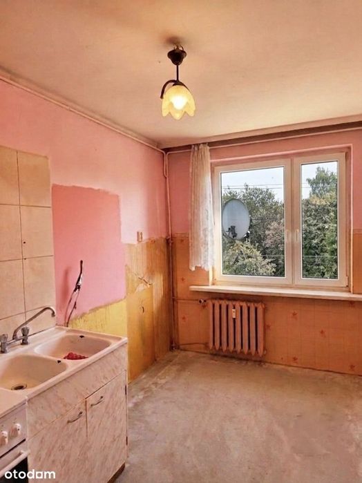 Rozkładowe, 3 - pokojowe mieszkanie z balkonem - pod remont