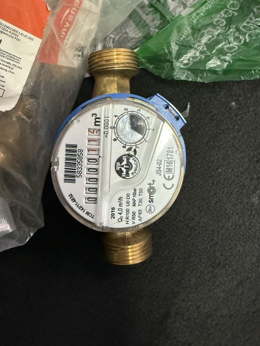 Srubunek do wodomierza 1/2" + wodomierz