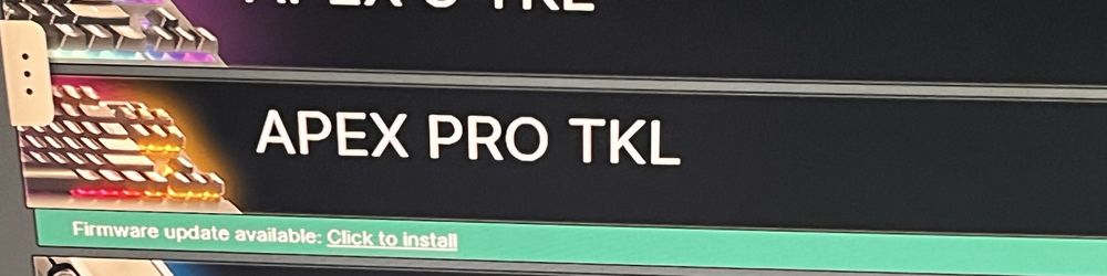 [do negocjacji ]Klawiatura gamingowa steelseries apex pro tkl