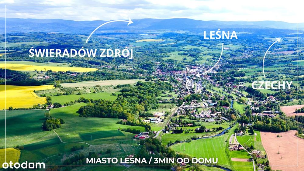 Dom z dużym terenem na Pogórzu Izerskim / Lubań / Leśna