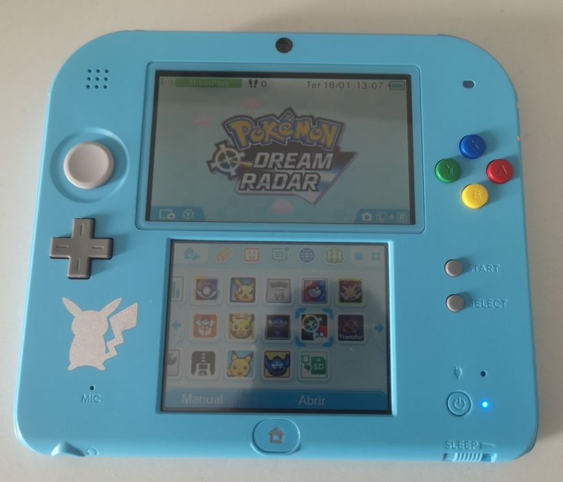 Pack Colecionador! 2DS Edição Pokémon – Mew Origin Mark e Apps Raras