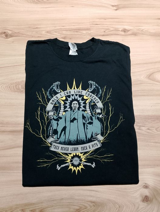 Czarna Męska Koszulka Harry Potter Lord Voldemort