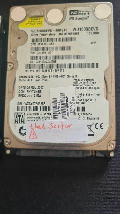 Damaged HDD Drives – Only Circuit Boards Functional64741153039745124