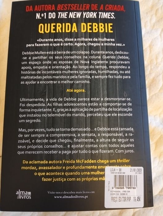Querida Debbie- Freida MC Fadden