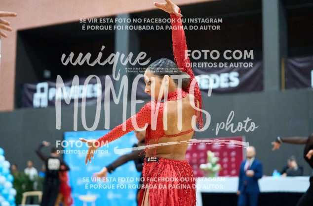 Vestido de dança de salão latinas