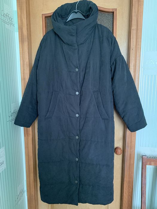 Пальто зимове стьобане оверсайз ( р. 48-54)