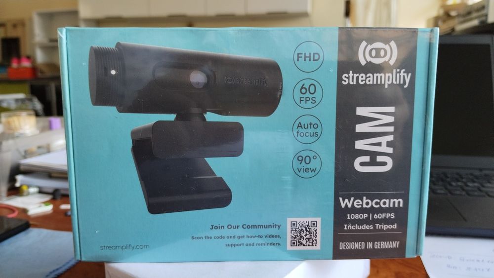 Веб-камера для компьютера Streamplify CAM-FHD-2M60-BK  Black
