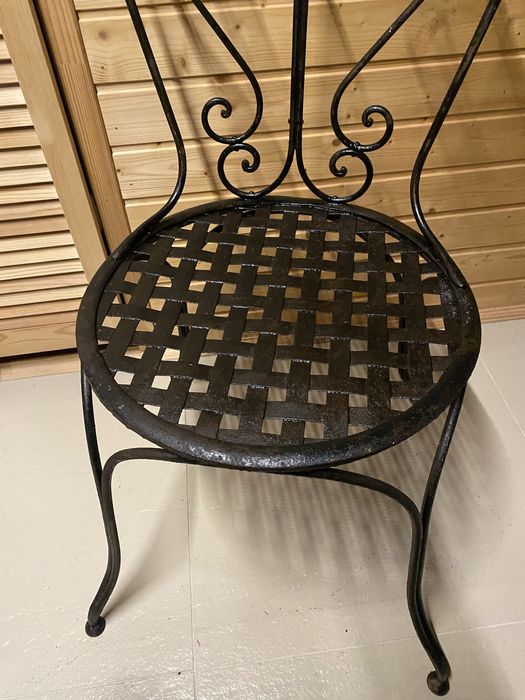 Стільці садові металеві