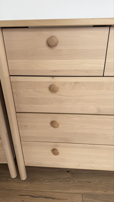Komoda IKEA BJÖRKSNÄS brzoza 90×47×90 cm – bardzo dobry stan