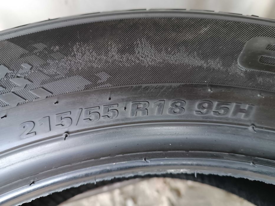 Літні шини 215/55 R18 Kumho ecsta hs51 2021 рік 7,4мм