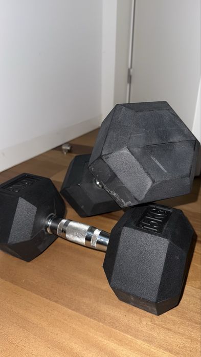 Halteres hexagonais 15kg