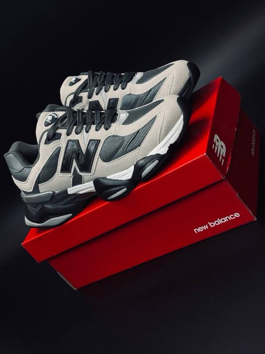 Чоловічі кросівки New Balance 9060 натуральна шкіра/Красовки нюбеланс