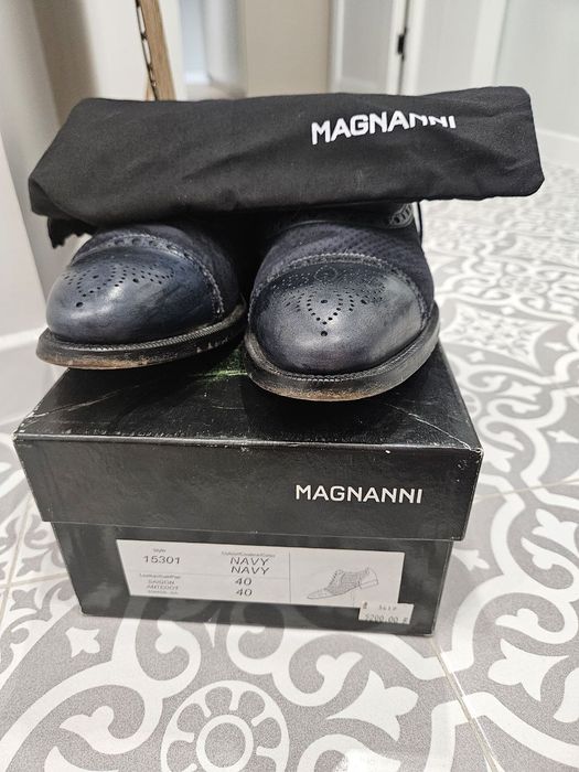 Шкіряні чоловічі туфлі Magnanni