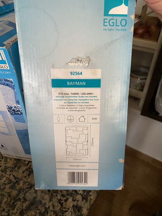 candeeiro de parede interior