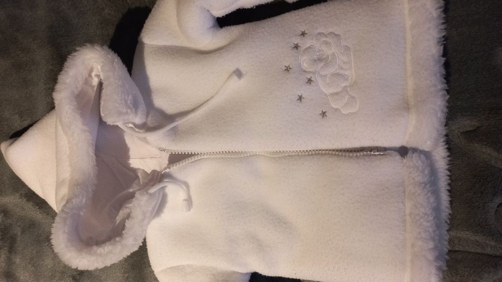 Ubranko do chrztu zimowe dla chłopca