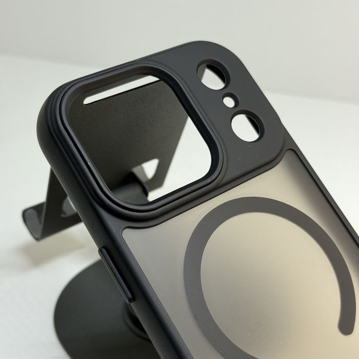 Чехол айфон 17 про матовый. Чохол iphone 17 pro з магсейф чорный