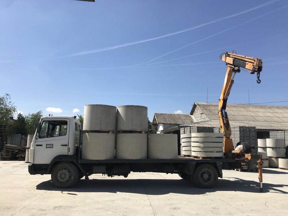 Бетонні кільця Продаж Доставка Встановлення