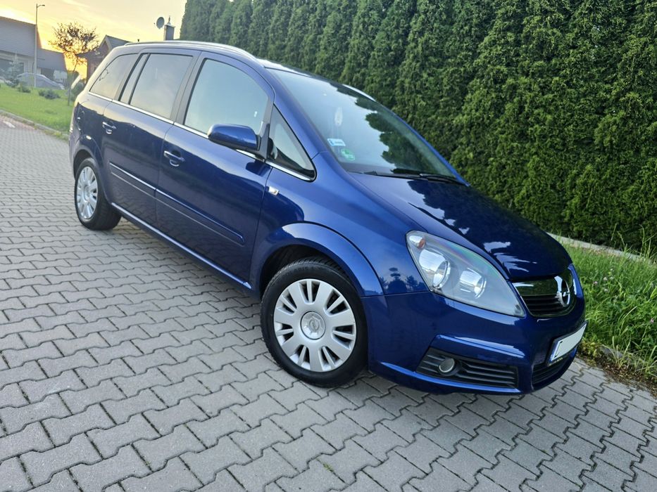 Opel Zafira 1.8 Benzyna 140KM 7-osob. 2007r Navi, Tempomat, Bez Rdzy