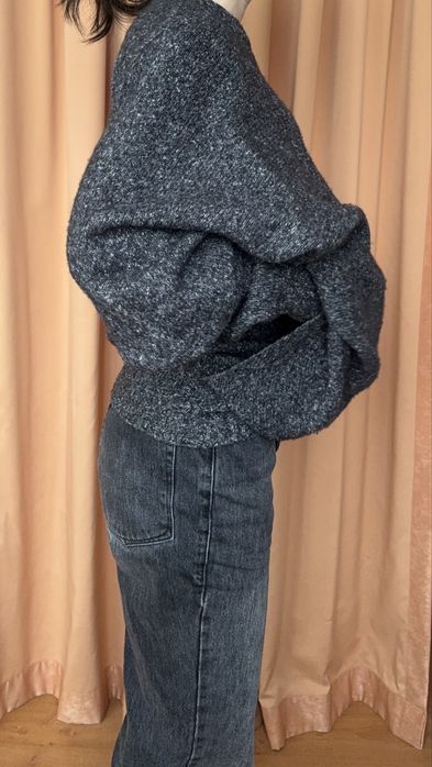 Обʼємний вовна/альпака/кашемір светр з кишенею Raey