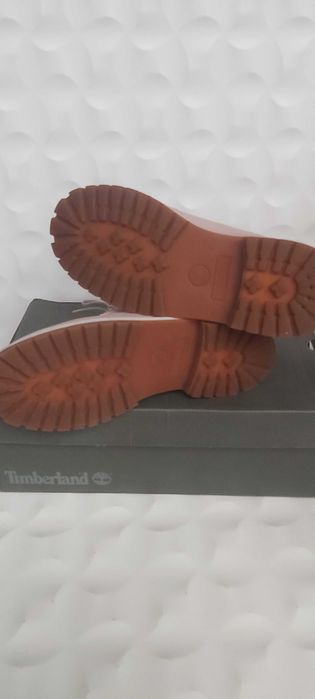 Uzywane botki trapery TIMBERLAND różowe 39.5 skórzabe