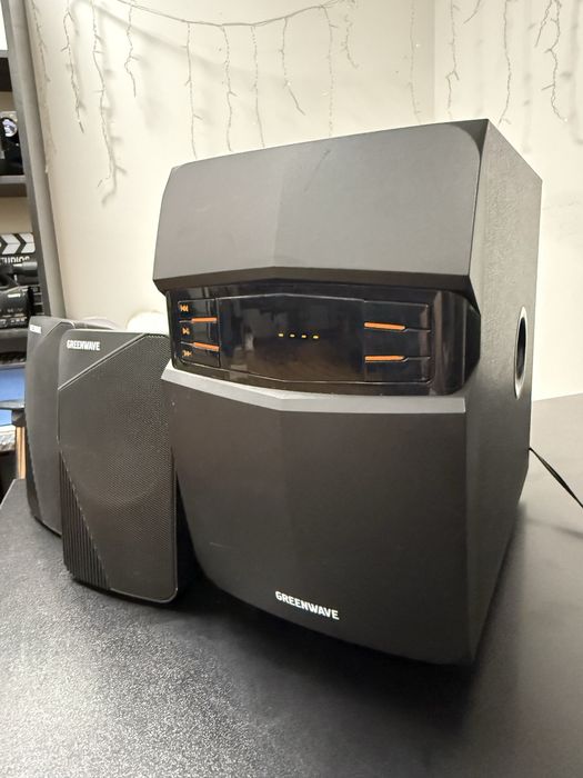 Акустична система 2.0 Microlab B73 та система 2.1 Greenwave SA-335