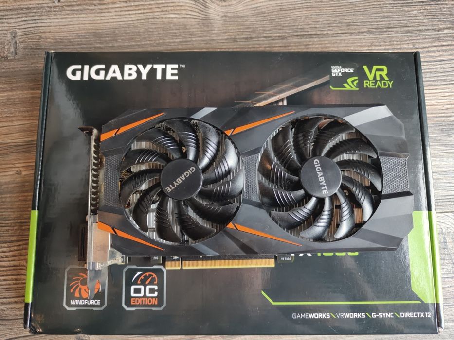 【中古】GIGABYTE GEFORCE GTX 1060 OC 6GB Karta graficzna Gigabyte GTX 1060 Windforce OC 6GB w Osiek
