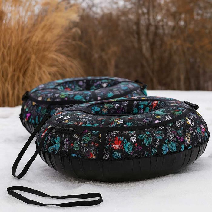 Тюбінг ватрушка надувні санки сноутюбінг надувний матрац