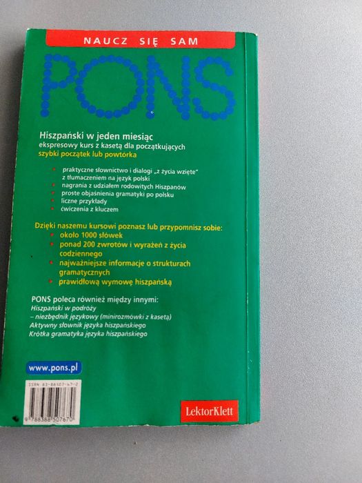 Hiszpański w 1 miesiąc - Kurs z kasetą/CD dla początkujących