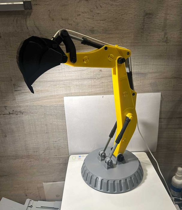 Lampka biurkowa Koparka ramię LED