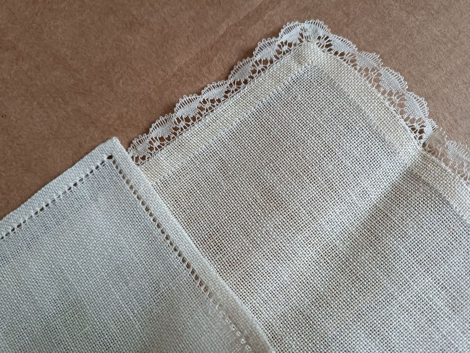 Serwetki lniane beżowe