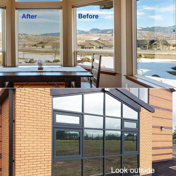 Nowa folia okienna/przeźroczysta/szklana/ samoprzylepna/ 60x100cm!336!