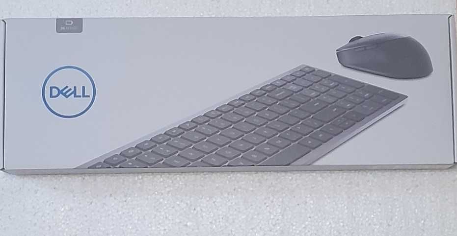 Беспроводная клавиатура с мышью Dell KM7120W (USB/BT, black)