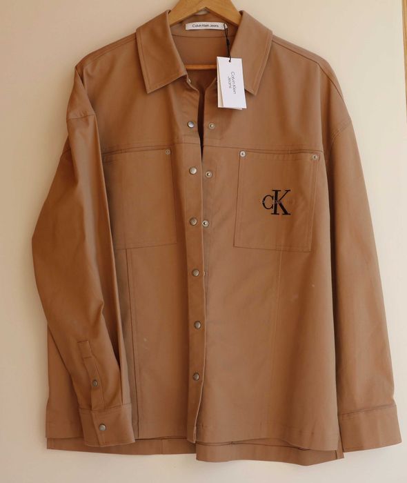Рубашка Calvin Klein Jeans женская оверсайз, р. М, Новая