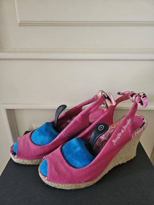 Letnie buty/espadryle na koturnie r 38