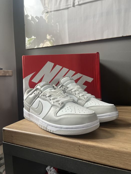 Nike Dunk Low biale szare nowe + pudelko