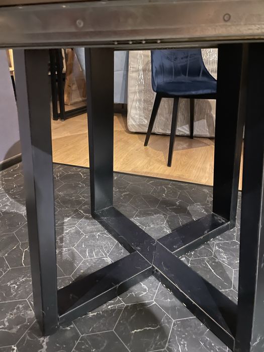 Stół okragły rozkladany loftowy srednica 90cm