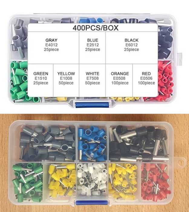 Кліщі (кримпер) Wozobuy HSC8 6-6A 0.25-6 мм² + 1900 наконечників