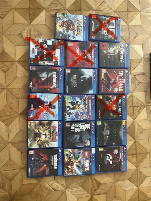 Gry na ps 4 . Stan barszo dobry