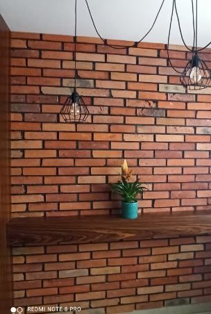 Płytki z cegieł, stare cegły,loft, środki