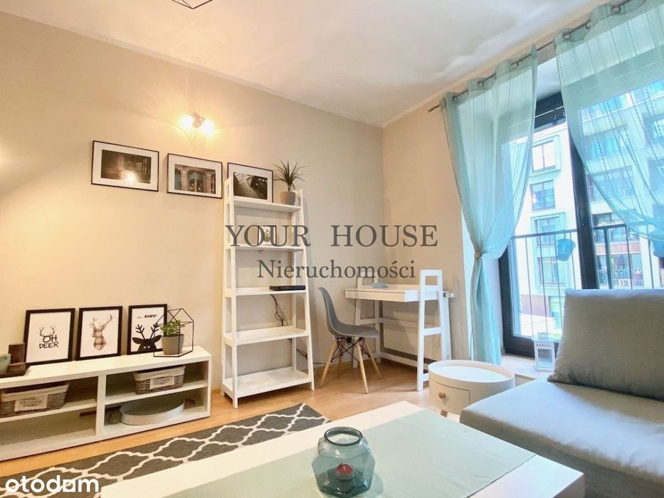 Przestronne 1-pokojowe mieszkanie w apartamentowcu Angel Wings