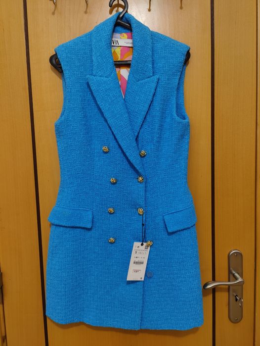 Vestido Azul Zara