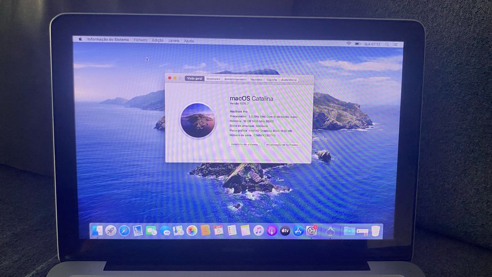 MacBook Pro 2012 - 13” - 16GB - 256SSD