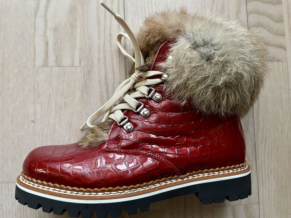 Ботинки  хайкеры с мехом New Italia shoes