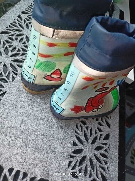 Kalosze ocieplane wełną